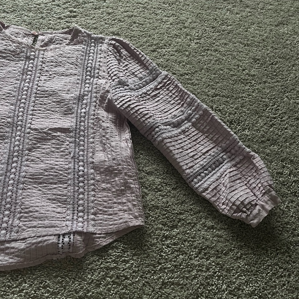 Baby doll purple blouse